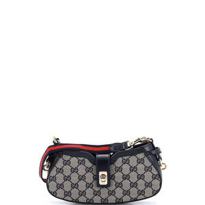 Gucci Moon Side Shoulder Bag Gg Canvas #229472G21B